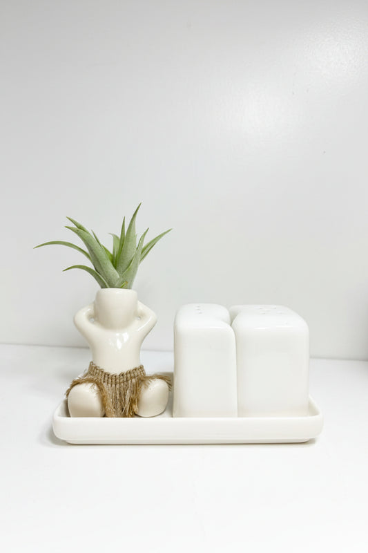 Salt + Pepper Shaker Set ~ Laid Back